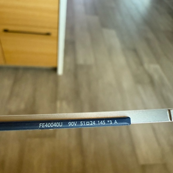 Fendi Round Aviator Sunglasses Blue and Silver Color Unisex - Picture 14 of 15